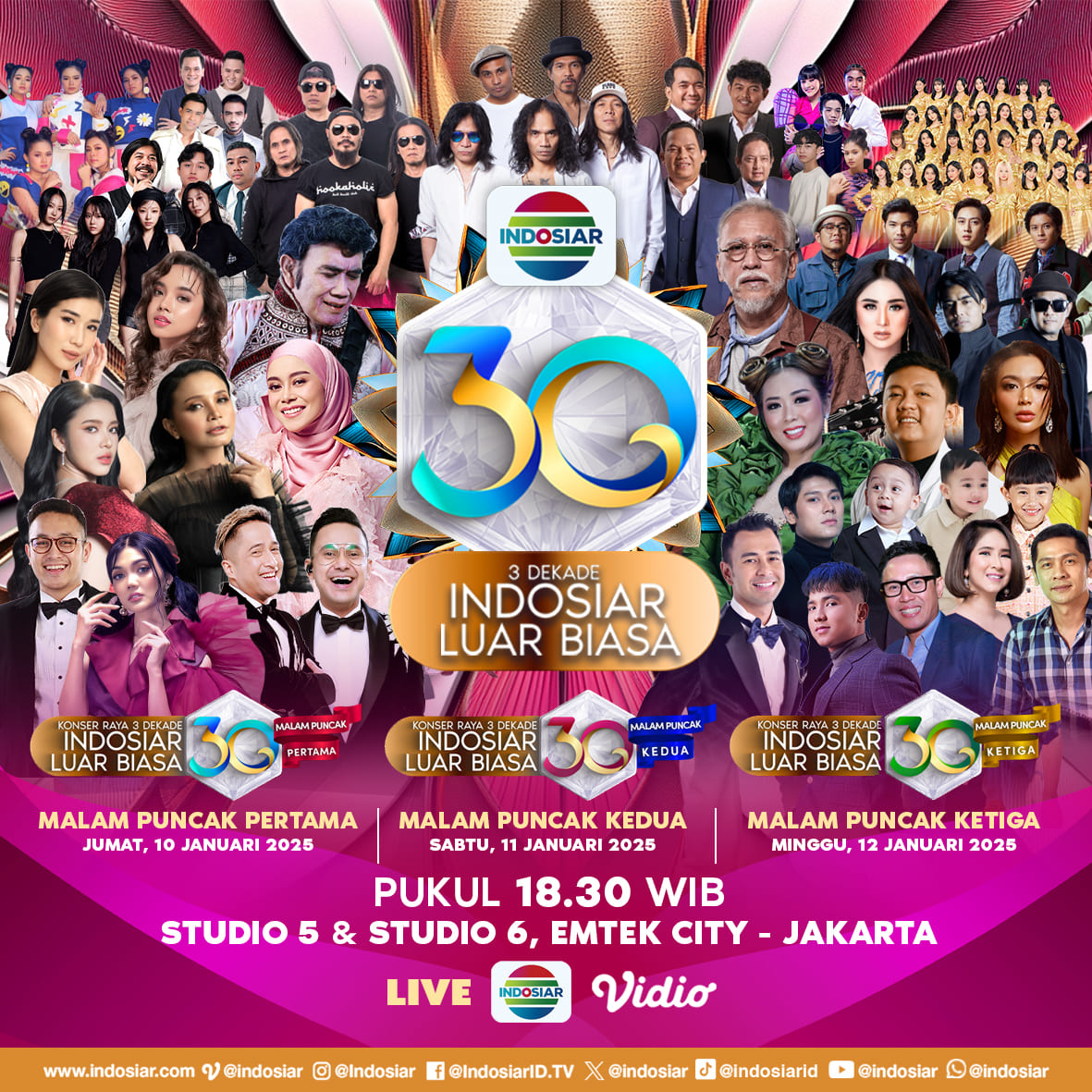 HUT Indosiar ke-30