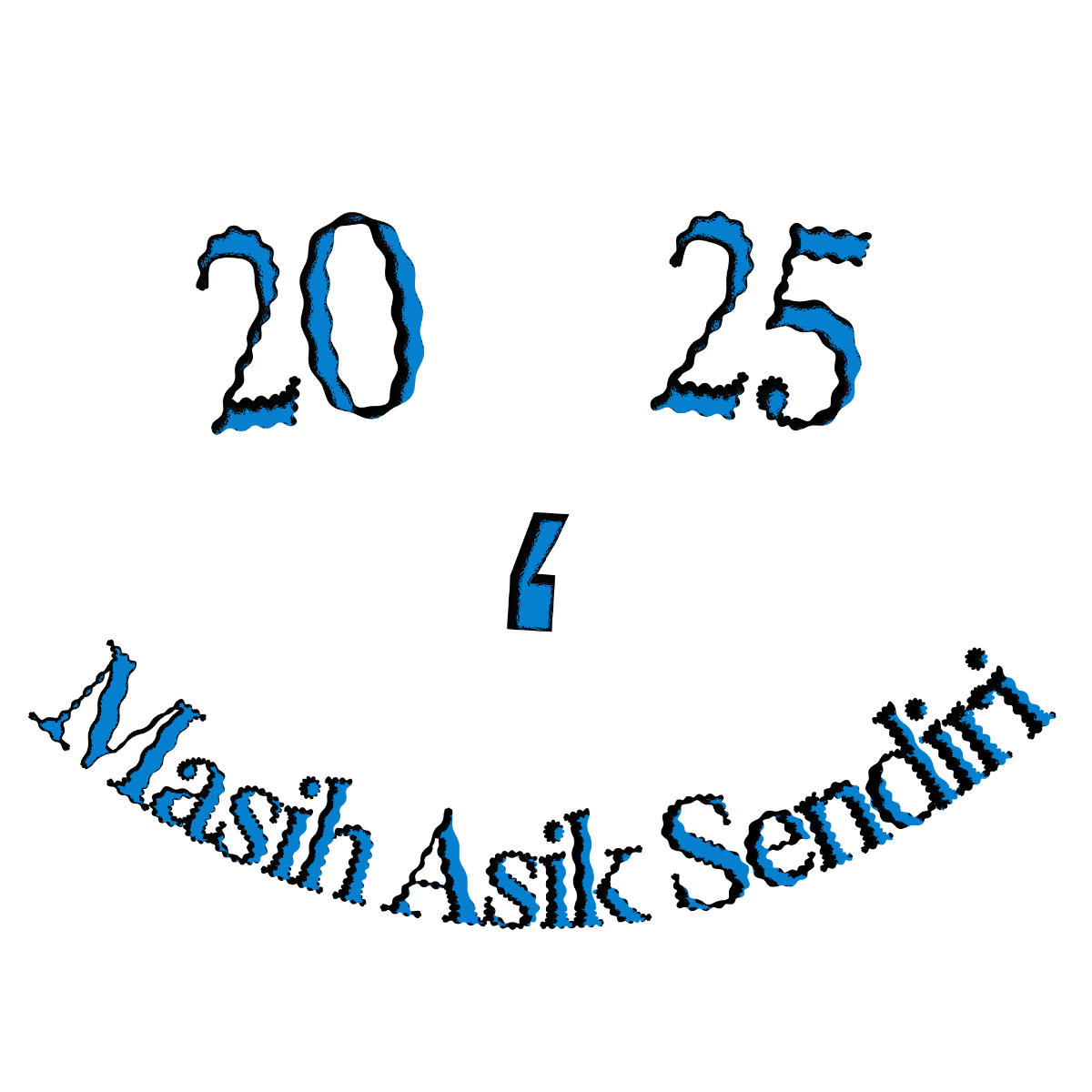 Artwork Masih Asik Sendiri - Kunto Aji