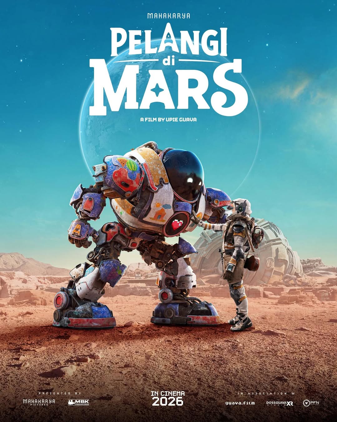 Teaser Poster film Pelangi di Mars