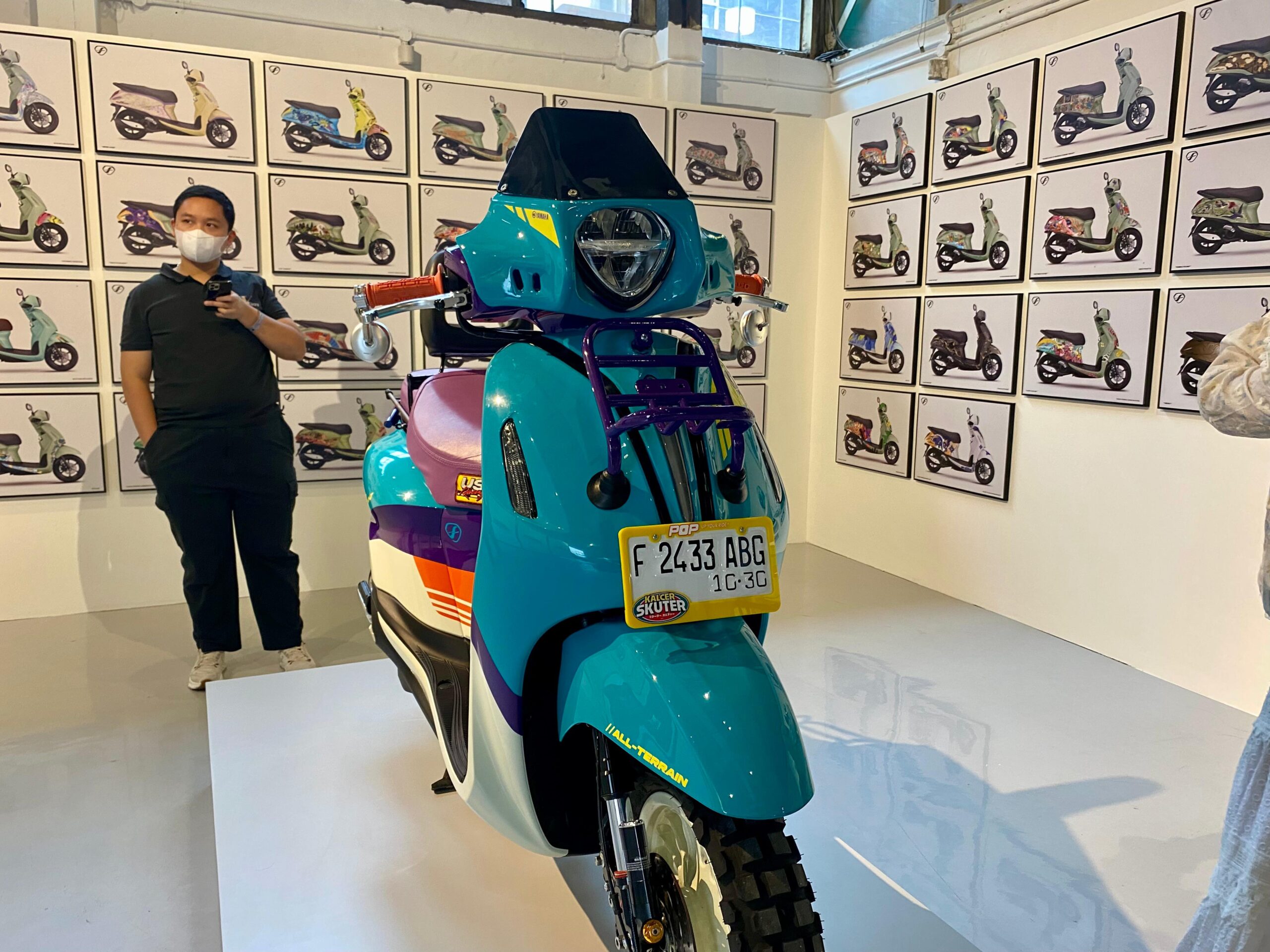 Yamaha x JICAF Sulap Grand Filano Hybrid jadi Karya Seni di M Bloc Space, Vibes-nya Artsy Banget!