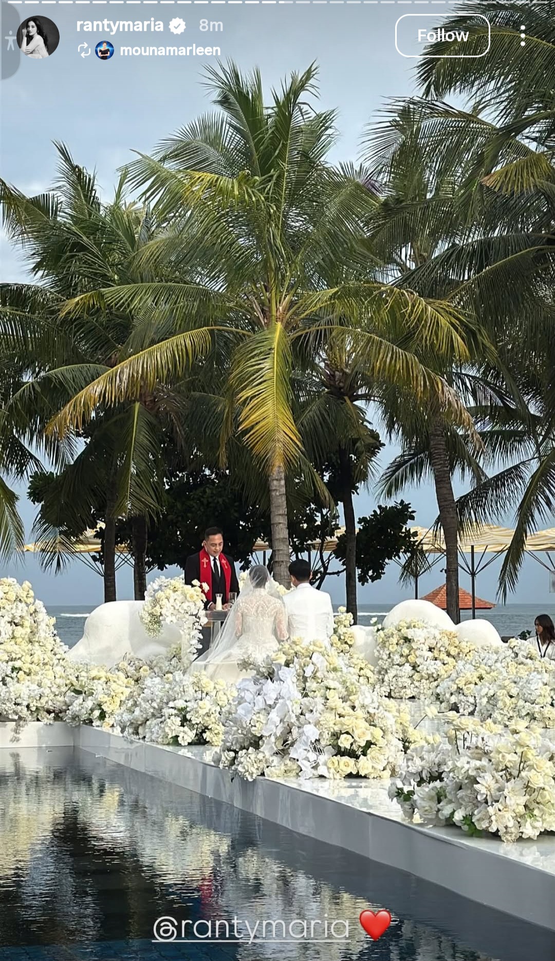 IGS pernikahan Rayn Wijaya dan Ranty Maria