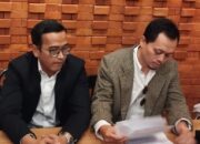 Konferensi pers Riky, suami Maissy