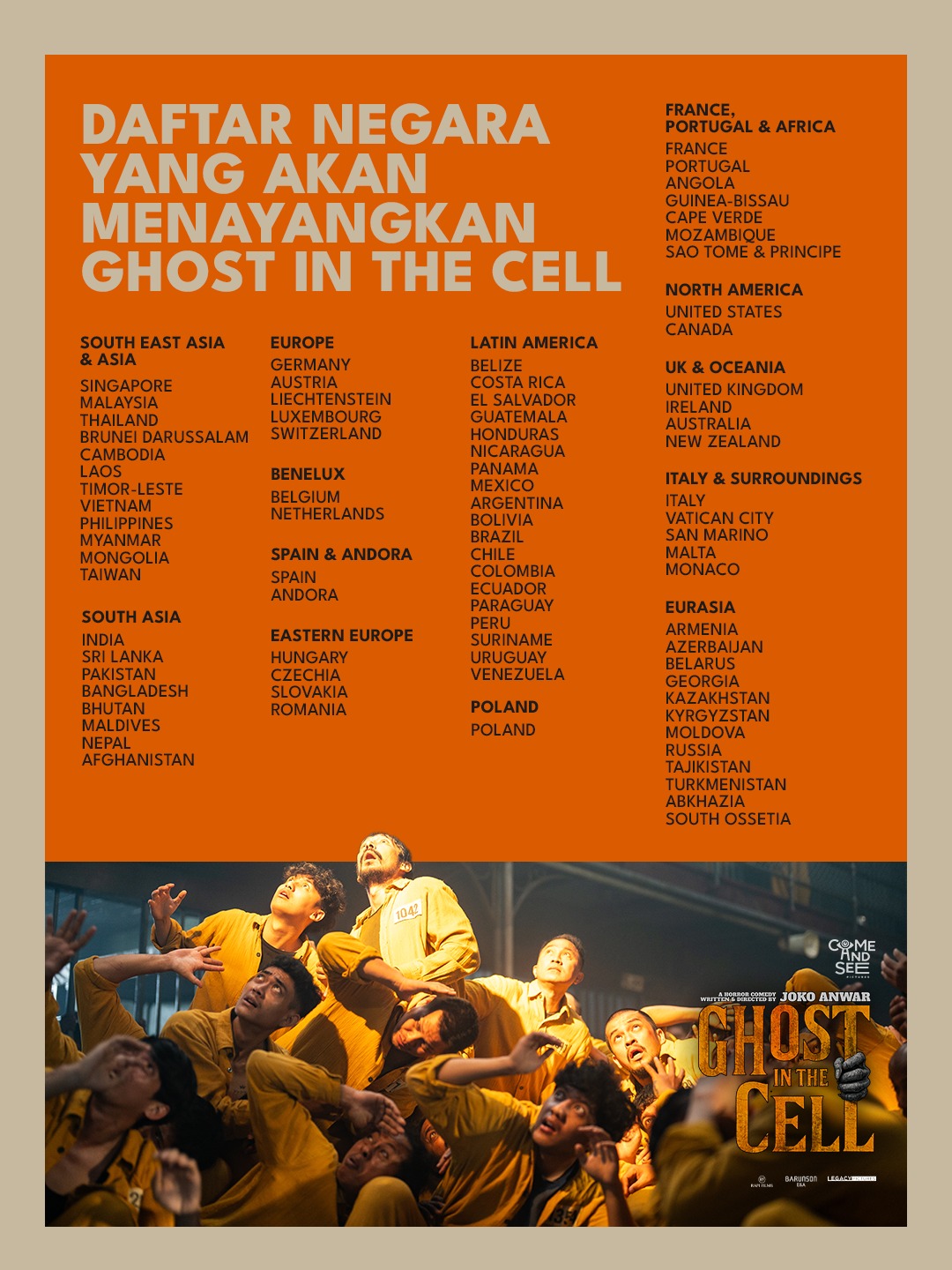 Film Ghost in the Cell tayang di 86 Negara