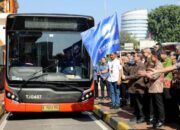Peresmian Transjakarta Rute Bandara Soetta