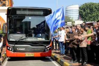 Peresmian Transjakarta Rute Bandara Soetta