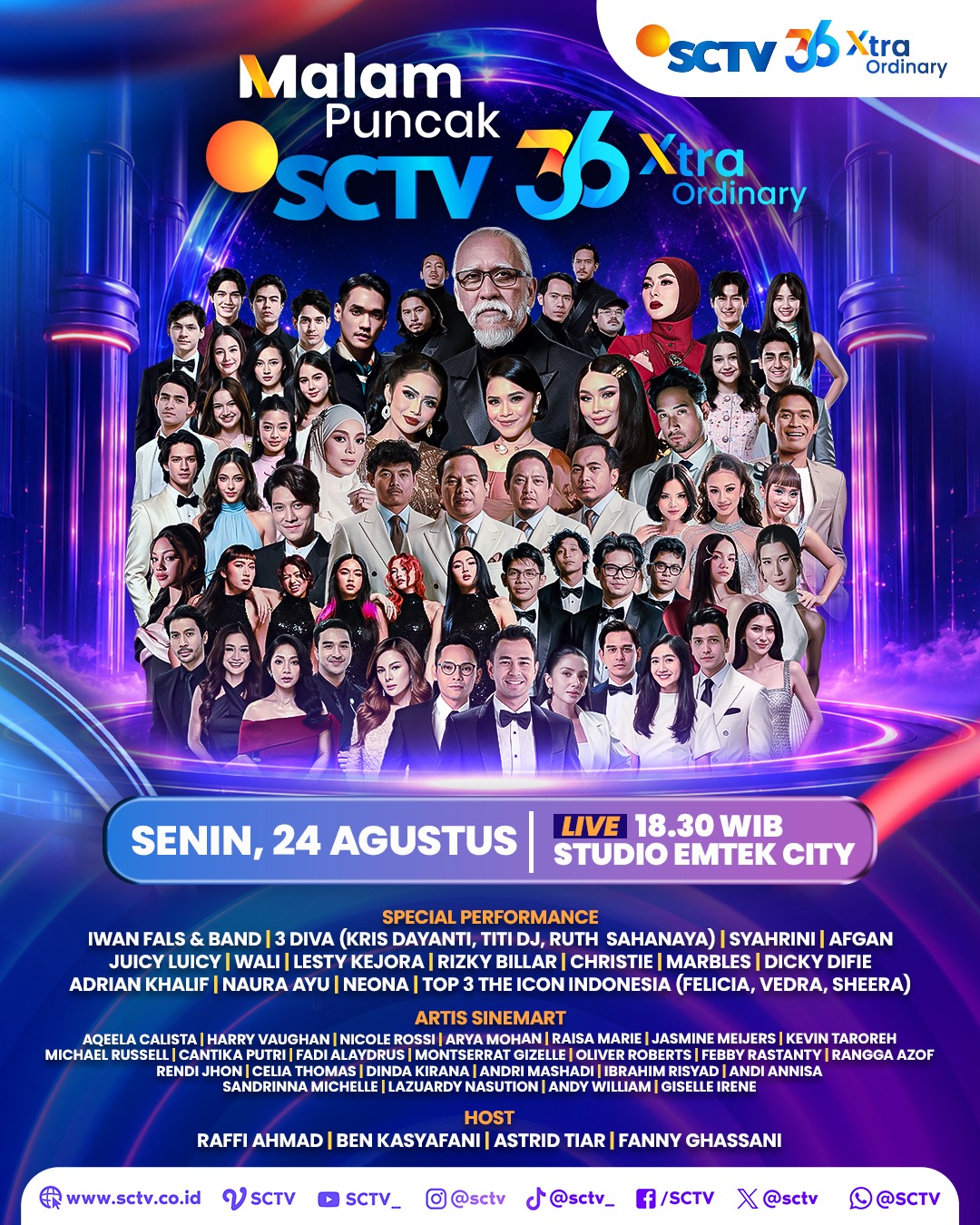 Malam Puncak HUT SCTV